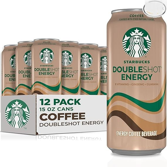 BEV STARBUCKS DOUBLESHOT 15OZ CAN12CT | COFFEE